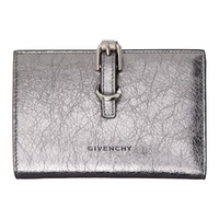 지방시 Givenchy Silver Voyou Wallet 241278F040004