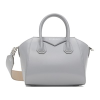지방시 Givenchy Gray Mini Antigona Toy Bag 241278F046005