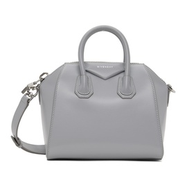 지방시 Givenchy Gray Mini Antigona Bag 241278F046013
