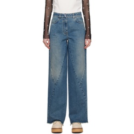 지방시 Givenchy Blue Twisted Jeans 241278F069000