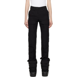 지방시 Givenchy Black Bellows Pocket Trousers 241278F087003