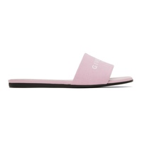 지방시 Givenchy Pink 4G Flat Sandals 241278F124003