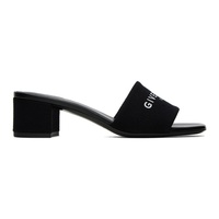 지방시 Givenchy Black 4G Heeled Sandals 241278F125009