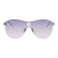 지방시 Givenchy Silver 4G Sunglasses 241278M134001