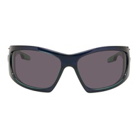 지방시 Givenchy Green & Blue Giv Cut Sunglasses 241278M134025