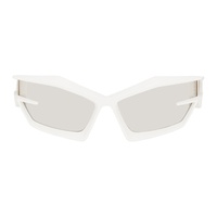 지방시 Givenchy White Giv Cut Sunglasses 241278M134028
