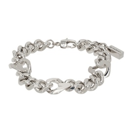지방시 Givenchy Silver G Chain Bracelet 241278M142000