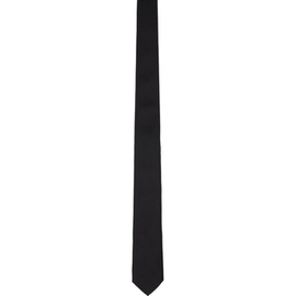 지방시 Givenchy Black Micro Jacquard 4G Tie 241278M158012