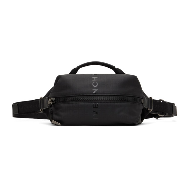 지방시 지방시 Givenchy Black G-Zip Bum Bag 241278M170012