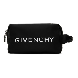지방시 Givenchy Black G-Zip Pouch 241278M171000