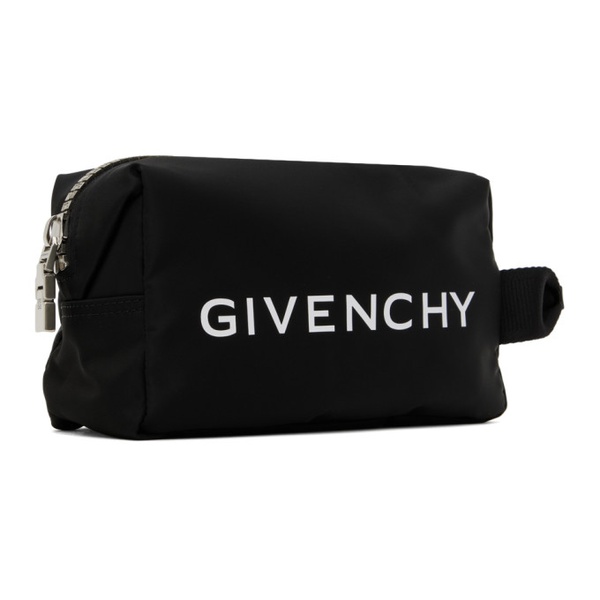지방시 지방시 Givenchy Black G-Zip Pouch 241278M171000