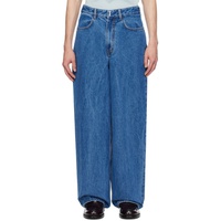 지방시 Givenchy Blue Low Crotch Jeans 241278M186009