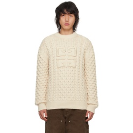 지방시 Givenchy 오프화이트 Off-White 4G Sweater 241278M201002