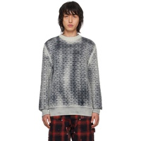 지방시 Givenchy White & Black 4G Sweater 241278M201005
