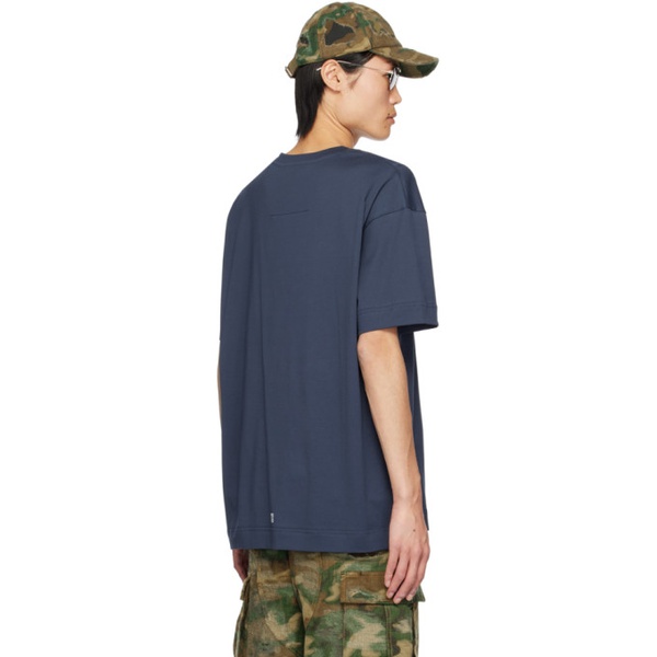 지방시 지방시 Givenchy Navy Pocket T-Shirt 241278M213002