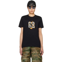 지방시 Givenchy Black Embroidered T-Shirt 241278M213019