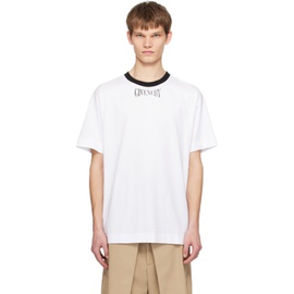 지방시 Givenchy White Standard-Fit T-Shirt 241278M213051