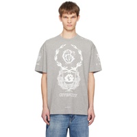 지방시 Givenchy Gray Crest T-Shirt 241278M213054