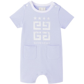 지방시 Givenchy Baby Blue Printed Bodysuit 241278M690002