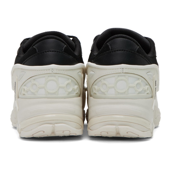  라프시몬스 Raf Simons Black & 오프화이트 Off-White Pharaxus Sneakers 241287F128001