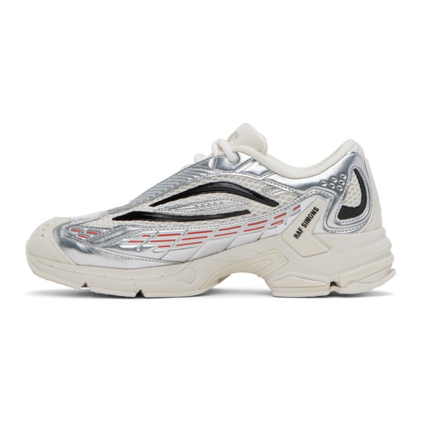  라프시몬스 Raf Simons Silver & 오프화이트 Off-White Ultrasceptre Sneakers 241287M237000