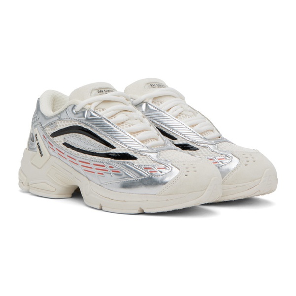  라프시몬스 Raf Simons Silver & 오프화이트 Off-White Ultrasceptre Sneakers 241287M237000
