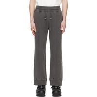C2H4 Gray Garment-Dyed Sweatpants 241299M190000