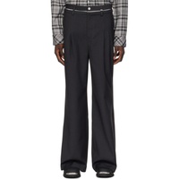 C2H4 Gray Four-Pocket Trousers 241299M191008