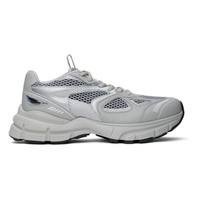 악셀 아리가토 Axel Arigato Gray & Silver Marathon Sneakers 241307F128026