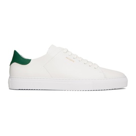 악셀 아리가토 Axel Arigato White & Green Clean 90 Sneakers 241307M237027