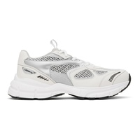 악셀 아리가토 Axel Arigato White & Silver Marathon Runner Sneakers 241307M237041