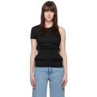 Christopher Esber Black Open Twist Side T-Shirt 241311F111001