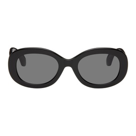 비비안 웨스트우드 Vivienne Westwood Black Round Sunglasses 241314F005022