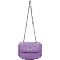 비비안 웨스트우드 Vivienne Westwood Purple Small Chain Bag 241314F048077