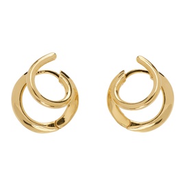 판코네시 Panconesi Gold Stellar Hoop Earrings 241340F022003