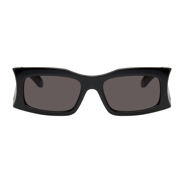 발렌시아가 발렌시아가 Balenciaga Black Everyday Rectangular Sunglasses 241342F005002