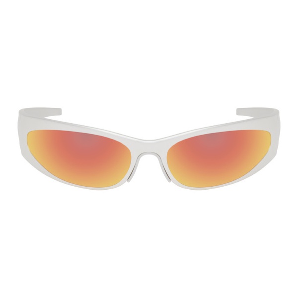 발렌시아가 발렌시아가 Balenciaga Silver Reverse Xpander 2.0 Sunglasses 241342F005011