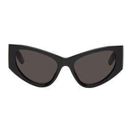 발렌시아가 Balenciaga Black LED Frame Sunglasses 241342F005012
