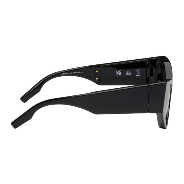 발렌시아가 발렌시아가 Balenciaga Black LED Frame Sunglasses 241342F005012