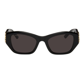 발렌시아가 Balenciaga Black Rectangular Sunglasses 241342F005013