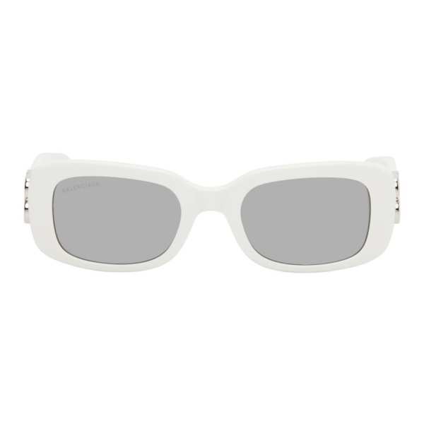발렌시아가 발렌시아가 Balenciaga White Everyday Flash Sunglasses 241342F005014