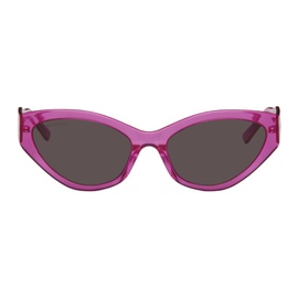 발렌시아가 Balenciaga Pink Everyday Cat-Eye Sunglasses 241342F005017