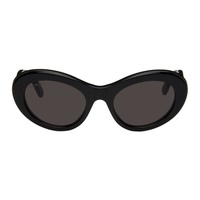 발렌시아가 Balenciaga Black Cat-Eye Sunglasses 241342F005022