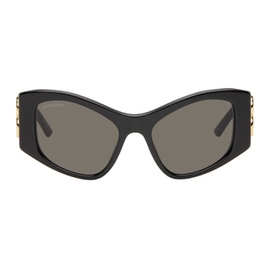 발렌시아가 Balenciaga Black Dynasty XL D-Frame Sunglasses 241342F005024
