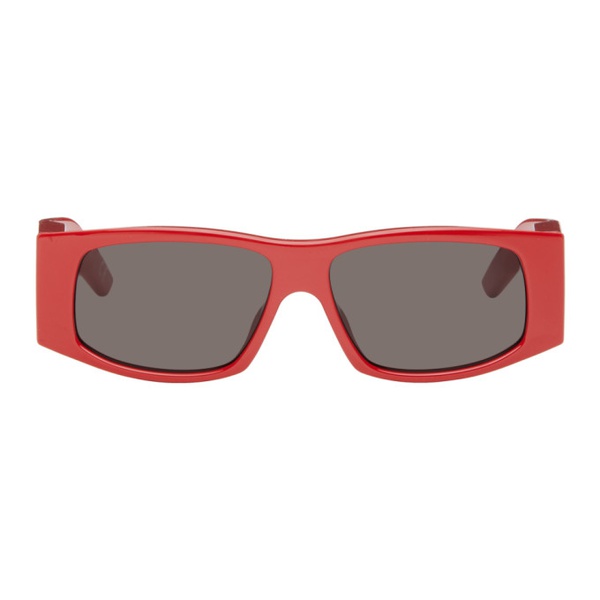 발렌시아가 발렌시아가 Balenciaga Red LED Frame Sunglasses 241342F005031