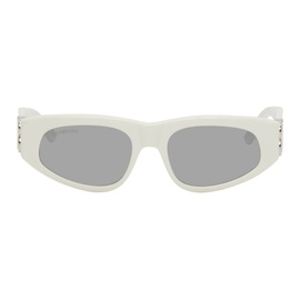 발렌시아가 Balenciaga White Dynasty D-Frame Sunglasses 241342F005034