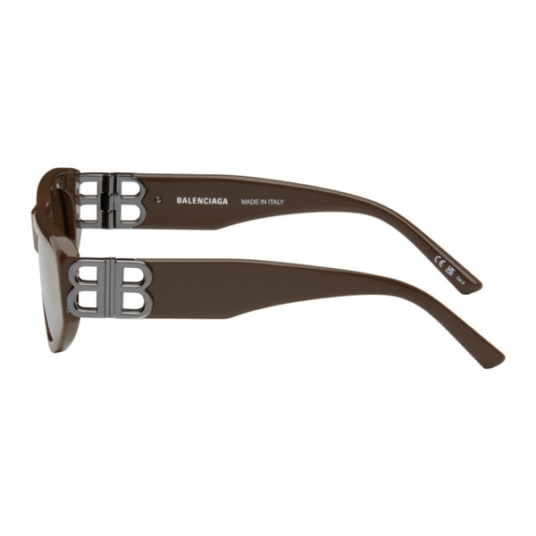 발렌시아가 발렌시아가 Balenciaga Brown Dynasty D-Frame Sunglasses 241342F005035