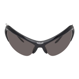 발렌시아가 Balenciaga Black Wire Cat Sunglasses 241342F005037