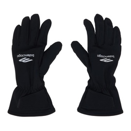 발렌시아가 Balenciaga Black Skiwear GL Ski Gloves 241342F012000