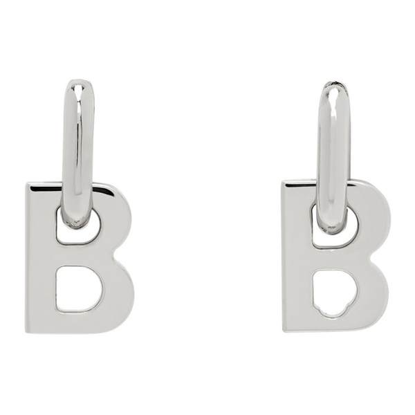 발렌시아가 발렌시아가 Balenciaga Silver B Chain XS Earrings 241342F022011